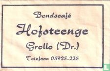 Bondscafé Hofsteenge
