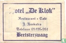 Hotel "De Klok" Café Restaurant