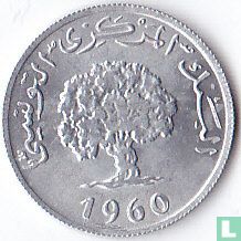 Tunisia 1 millim 1960 - Image 1