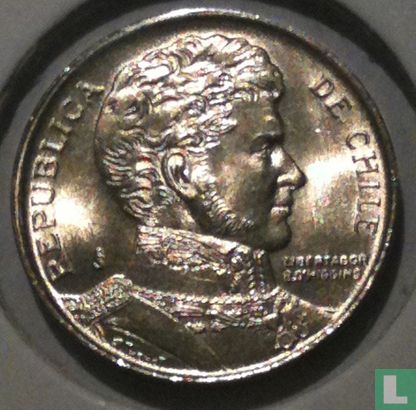 Chili 1 peso 1989 - Image 2