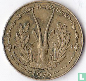 États d'Afrique de l'Ouest 10 francs 1975 - Image 1