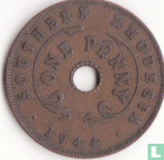 Rhodésie du sud 1 penny 1944 - Image 1