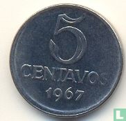 Brésil 5 centavos 1967 - Image 1