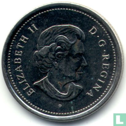 Canada 25 cents 2006 (without mintmark) - Image 2