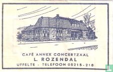 Cafe annex Concertzaal L. Rozendal