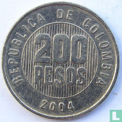 Colombia 200 pesos 2004 - Image 1