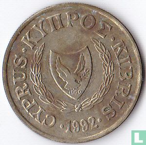 Zypern 10 Cent 1992 - Bild 1