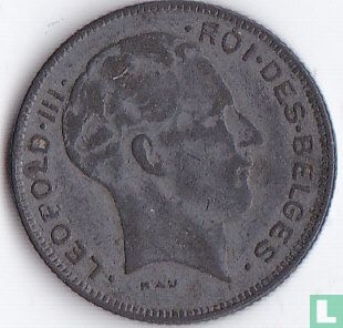 Belgique 5 francs 1941 (FRA) - Image 2