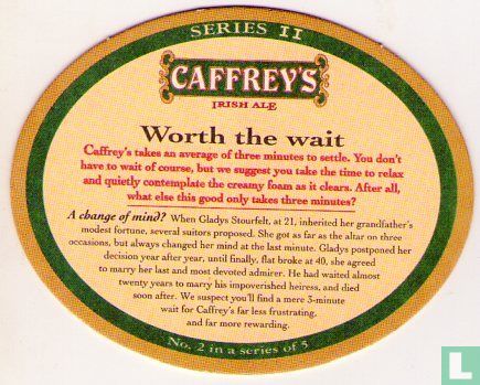 Thomas Caffrey's Irish Ale / Worth the wait - Afbeelding 2