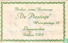 Theehuis annex Restaurant "De Plantage"