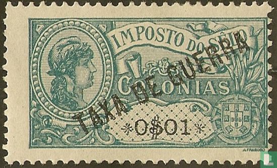 Colonias, with overprint