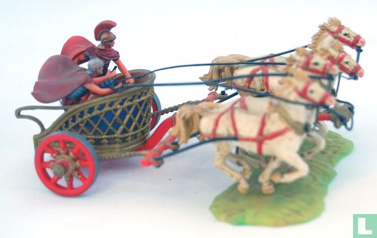 Quadriga, chariot with four horses - Image 1