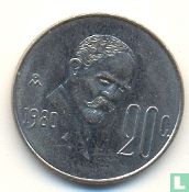 Mexico 20 centavos 1980 - Afbeelding 1