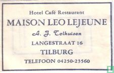 Hotel Café Restaurant Maison Leo Lejeune