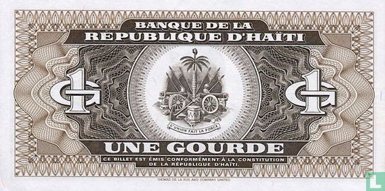 Haïti 1 Gourde - Image 2