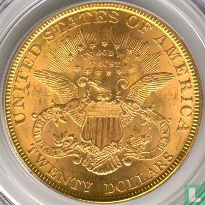 Vereinigte Staaten 20 Dollar 1893 (ohne Buchstabe) - Bild 2