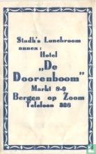 Stadt's Lunchroom annex Hotel "De Doorenboom"
