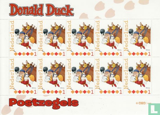 Duckburg - Donald à cheval
