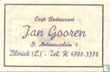 Café Restaurant Jan Gooren