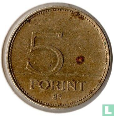 Hongarije 5 forint 1992 - Afbeelding 2