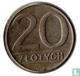 Pologne 20 zlotych 1990 - Image 2