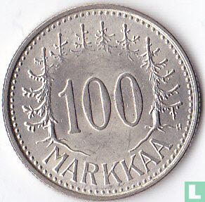 Finland 100 markkaa 1957 - Image 2
