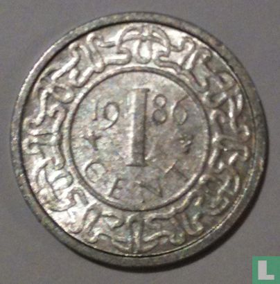 Suriname 1 cent 1986 - Afbeelding 1