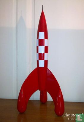 Fusée Tintin lunaire - fusée de Tintin 114 cm - Image 1