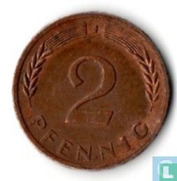 Duitsland 2 pfennig 1969 (J) - Afbeelding 2