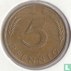 Duitsland 5 pfennig 1973 (F) - Afbeelding 2