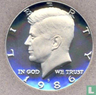 United States ½ dollar 1986 (PROOF) - Image 1