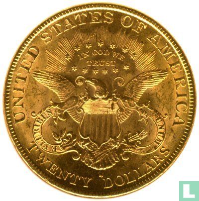 United States 20 dollars 1893 (S) - Image 2
