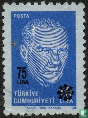 Atatürk met opdruk