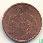 South Africa 5 cents 2002 - Image 2
