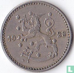 Finlande 1 markka 1928 - Image 1