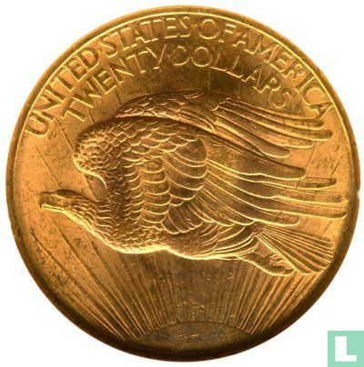 Verenigde Staten 20 dollars 1908 (zonder IN GOD WE TRUST - zonder D) - Afbeelding 2