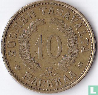 Finlande 10 markkaa 1931 - Image 2
