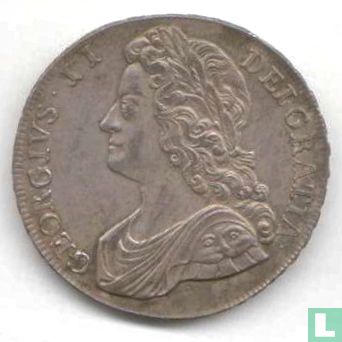 Royaume-Uni 1 crown 1741 - Image 2