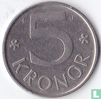 Suède 5 kronor 1978 - Image 2