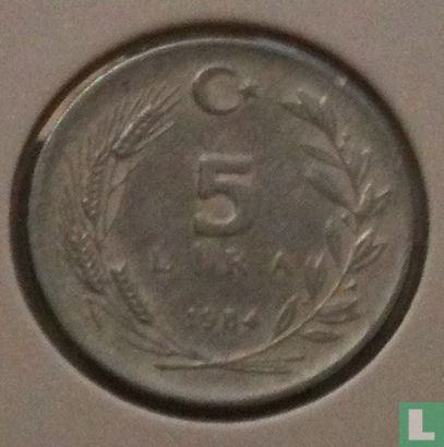 Türkei 5 Lira 1984 - Bild 1