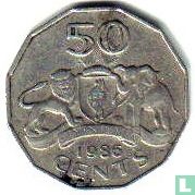 Swaziland 50 cents 1986 - Image 1