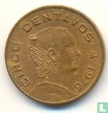 Mexico 5 centavos 1976 - Afbeelding 1