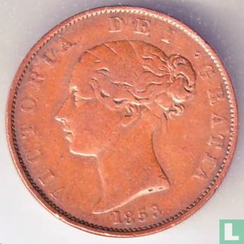 Verenigd Koninkrijk ½ penny 1853 - Afbeelding 1