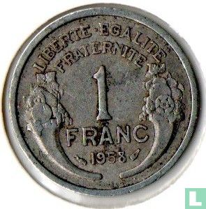 Frankrijk 1 franc 1958 (zonder B) - Afbeelding 1