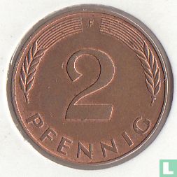 Duitsland 2 pfennig 1983 (F) - Afbeelding 2