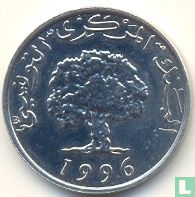 Tunesië 5 millim 1996 - Afbeelding 1
