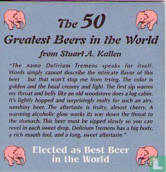 Delirium Tremens Elected as best beer in the world! / The 50 greatest beers in the world - Image 2