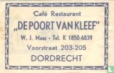 Café Restaurant "De Poort van Kleef"