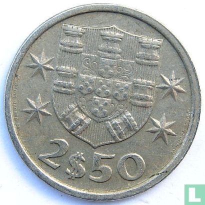 Portugal 2½ escudos 1976 - Afbeelding 2