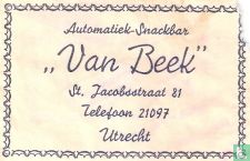 Automatiek Snackbar "Van Beek"